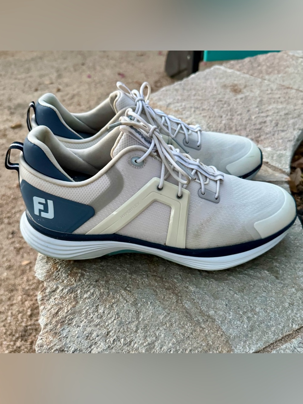 FootJoy Men’s Athletic Shoes — White with Blue Accents